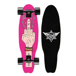 55CM Kid Skateboards Complete Cartoon Mini Fish Board Outdoor Adult Scooter Penny Boards High-grade Marple Outdoor Sport