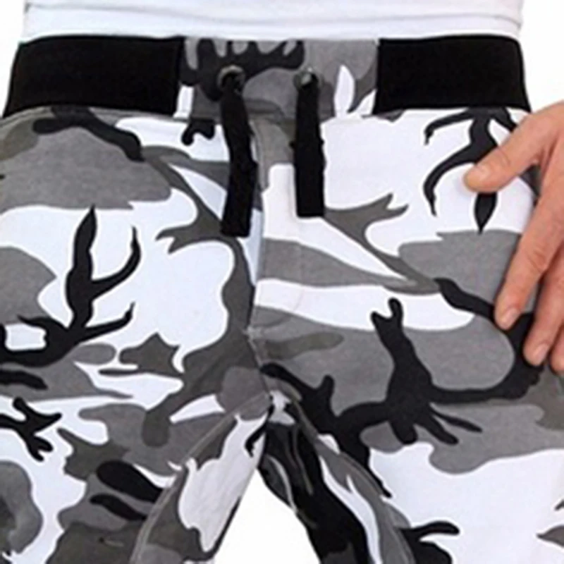 Camouflage Print Pocket Men Trousers Loose Male Pants Autumn Casual Men's Long Trouser