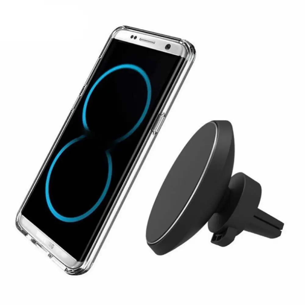 Car Auto Qi Wireless Charger Air Vent Magnetic Cell Car Phone Holder Mount Stand Car Charger Car Holder Car Wireless Charger