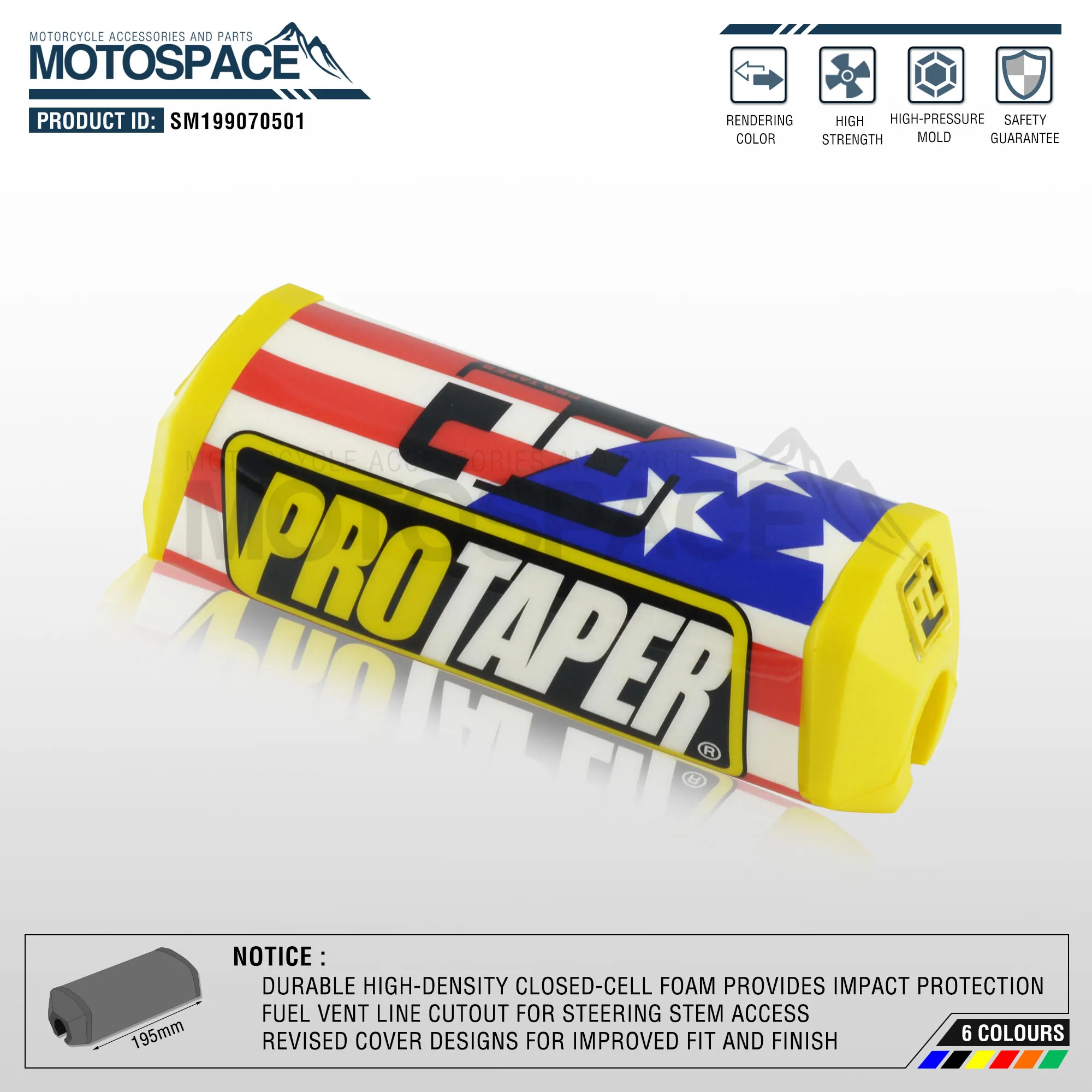 Металл USTAR V2 грудь Rrotector MX для руля pad Грязь велосипед ямы трюк на мотоцикле CRF YZF EXC TTR KLX 200 225 230 250 400 650