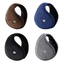 Мужские и женские зимние Утепленные плюшевые накладки, наушники классические с отверстиями для ушей, для ответа на телефон, унисекс, для улицы, регулируемые, для ушей