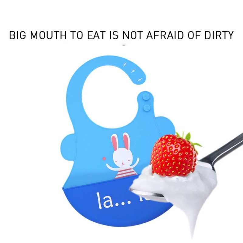 Милый силиконовый нагрудник для новорожденных мальчиков и девочек, с рисунком животных из мультфильмов, с буквенным принтом, водонепроницаемый милый нагрудник высокого качества