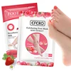 2Packs Strawberry/Rose Foot Mask Peeling For Legs Feet Mask Exfoliating Socks Scrub For Pedicure Anti Crack Heel Remove Skin
