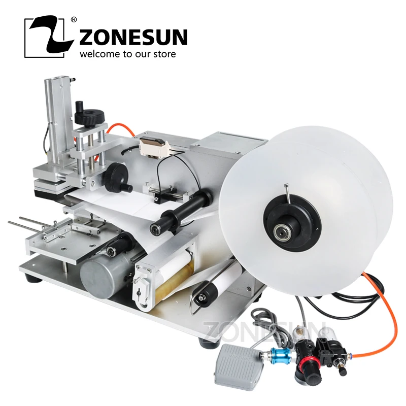 Машина для маркировки этикеток ZONESUN LT-60 полуавтоматическая пневматическая