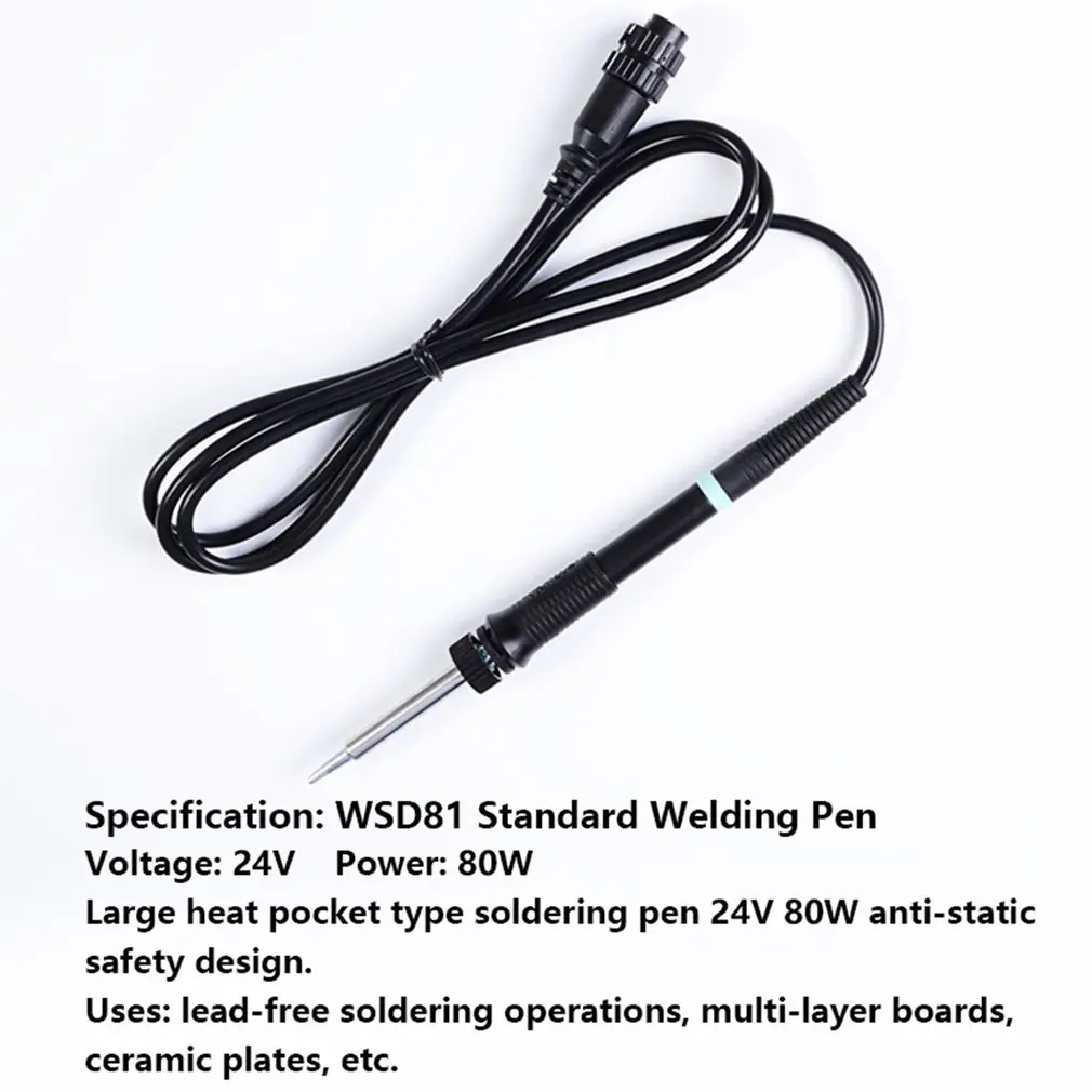

24V/80W Electric Soldering Iron Handle WSP80 Pen WSD81 Soldering Station Handle For Weller WS81 WS80 Welding Tool