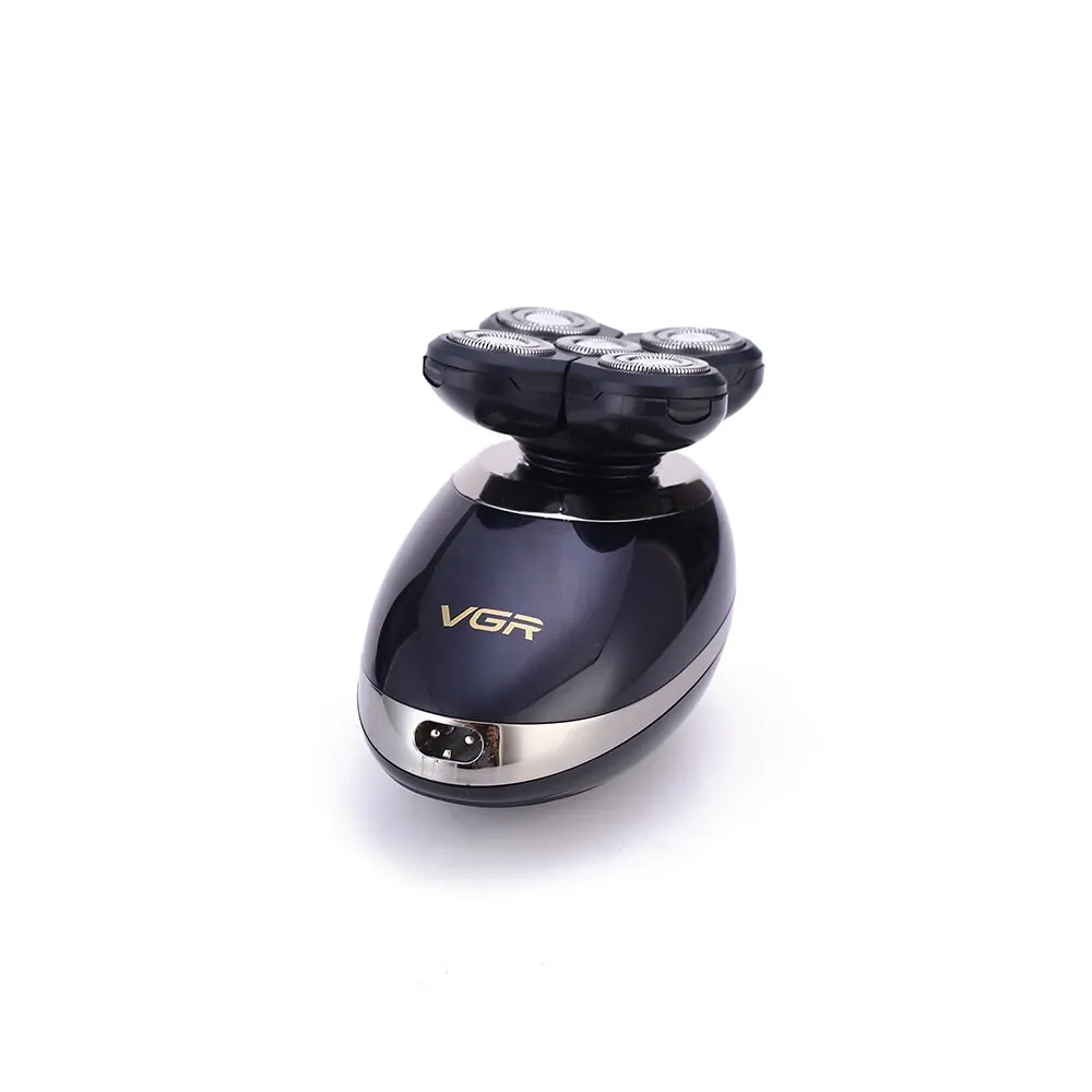 VGR 4 в 1 умный комплект электробритва USB Перезаряжаемый водонепроницаемый роторный влажный сухой станок для бритья бороды Чистящая Бритва для волос для мужчин