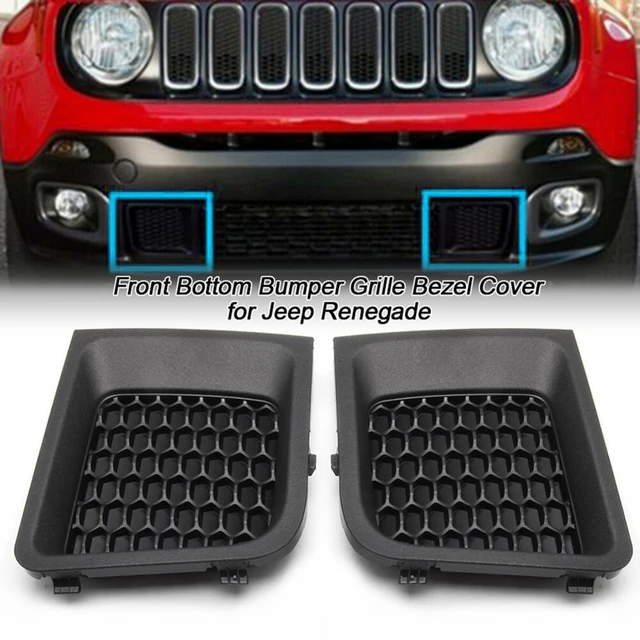 For Jeep Renegade 2016 2017 2018 Racing Grills Matt Black Carbon Grille Air  Intake Styling Exterior Tuning Accessories Parts - AliExpress