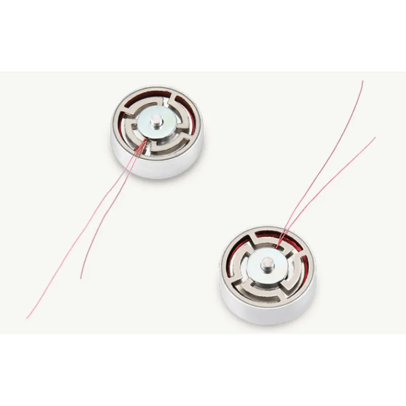 GHXAMP 15.3mm 8 Ohm 2W Headphone Speaker Bone Conduction Vibration Headphone Bass Speaker Unit Hifi 100-5kHz 2pcs