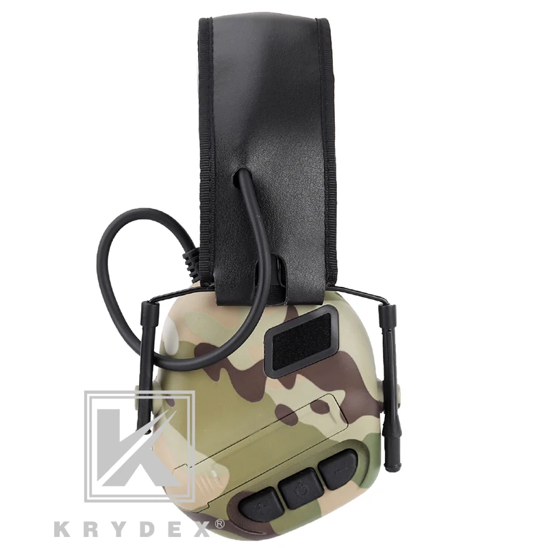 KRYDEX IPSC Peltor Comtac тактическая гарнитура MC шумоподавление наушники для связи Для Стрельбы Охота Военная деятельность