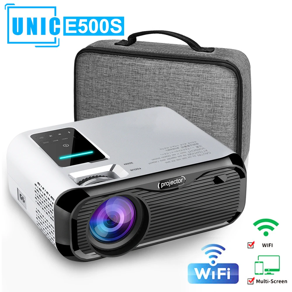 Most Buy MVXf1 E500S mini projecteur Full HD 1080P projecteur WIFI connect téléphone 1280x800P résolution Beamer 6000lumens 4K Proyector Home cinéma