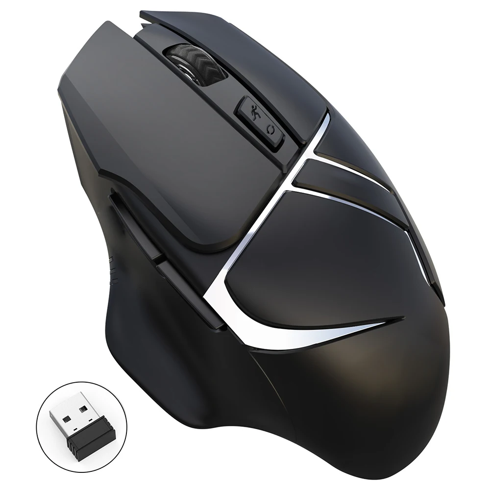 Мышь беспроводная эргономичная USB 2 4G 2400DPI бесшумная с кнопкой управления |