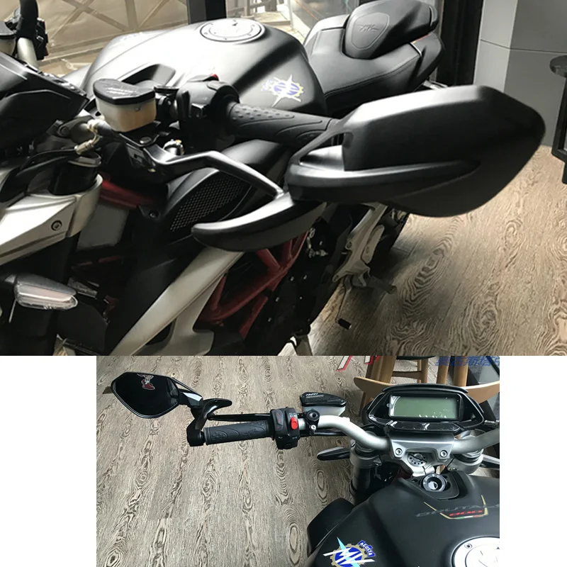 Боковые зеркала заднего вида для мотоцикла 22 мм YAMAHA FJR1300 XJR1300 XJR1200|Боковые и