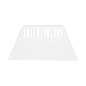 

uxcell Plastic Scraper Large Size Putty Spatula Smoothing Spreader for Paint Wall Paper Automotive Windshield White