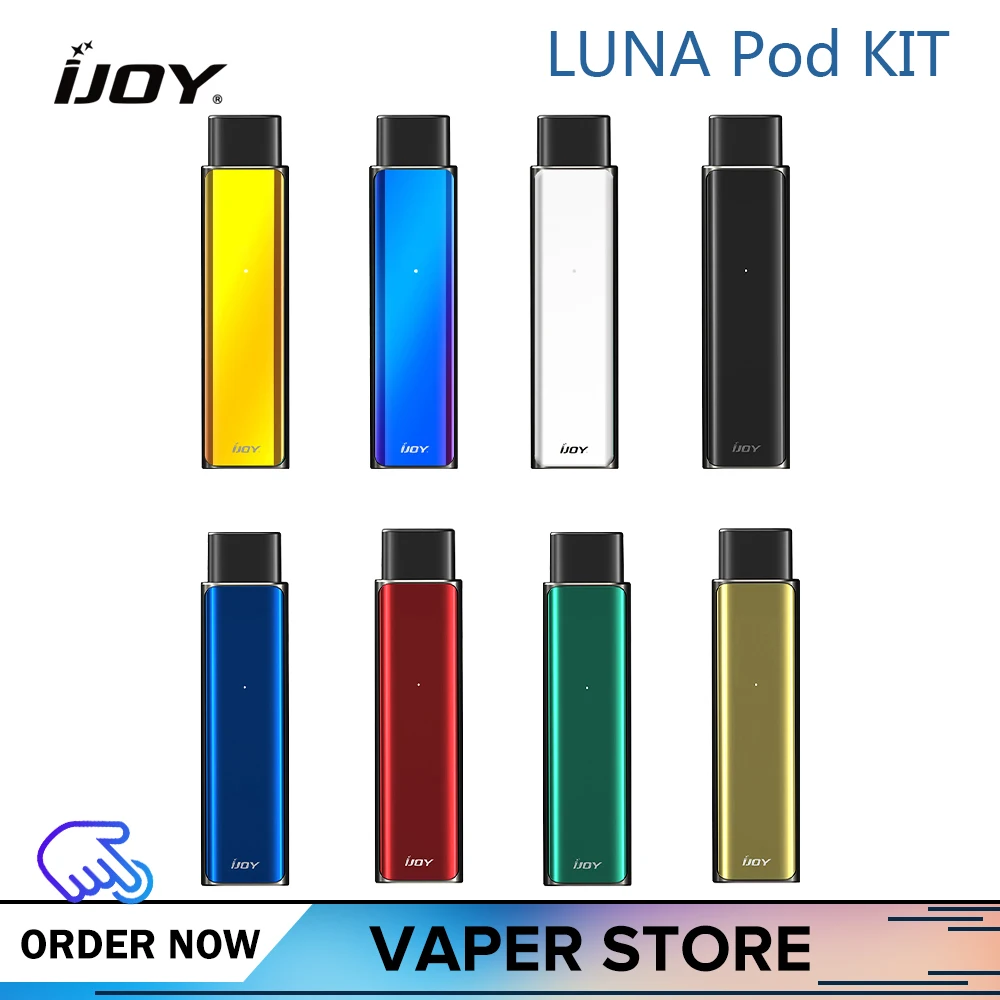 Оригинальный вейп-набор IJOY Luna встроенный аккумулятор 350 мАч емкость 1 4 мл