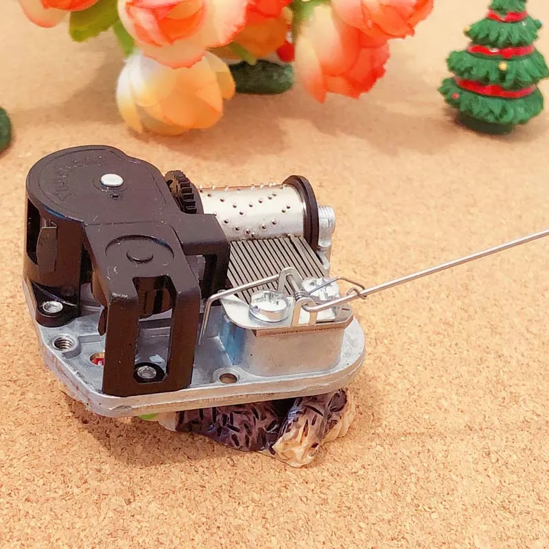 Музыкальная шкатулка Сделай Сам механизм с фиксаторы для сережек рождественские подарки необычный подарок