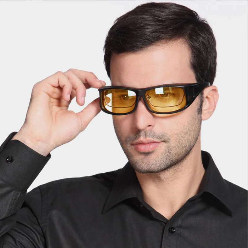 New 2 Pack Polarized Car Night Vision Goggles Sunglasses Night Driver Driving Goggles Unisex UV400 Glasses Auto Parts