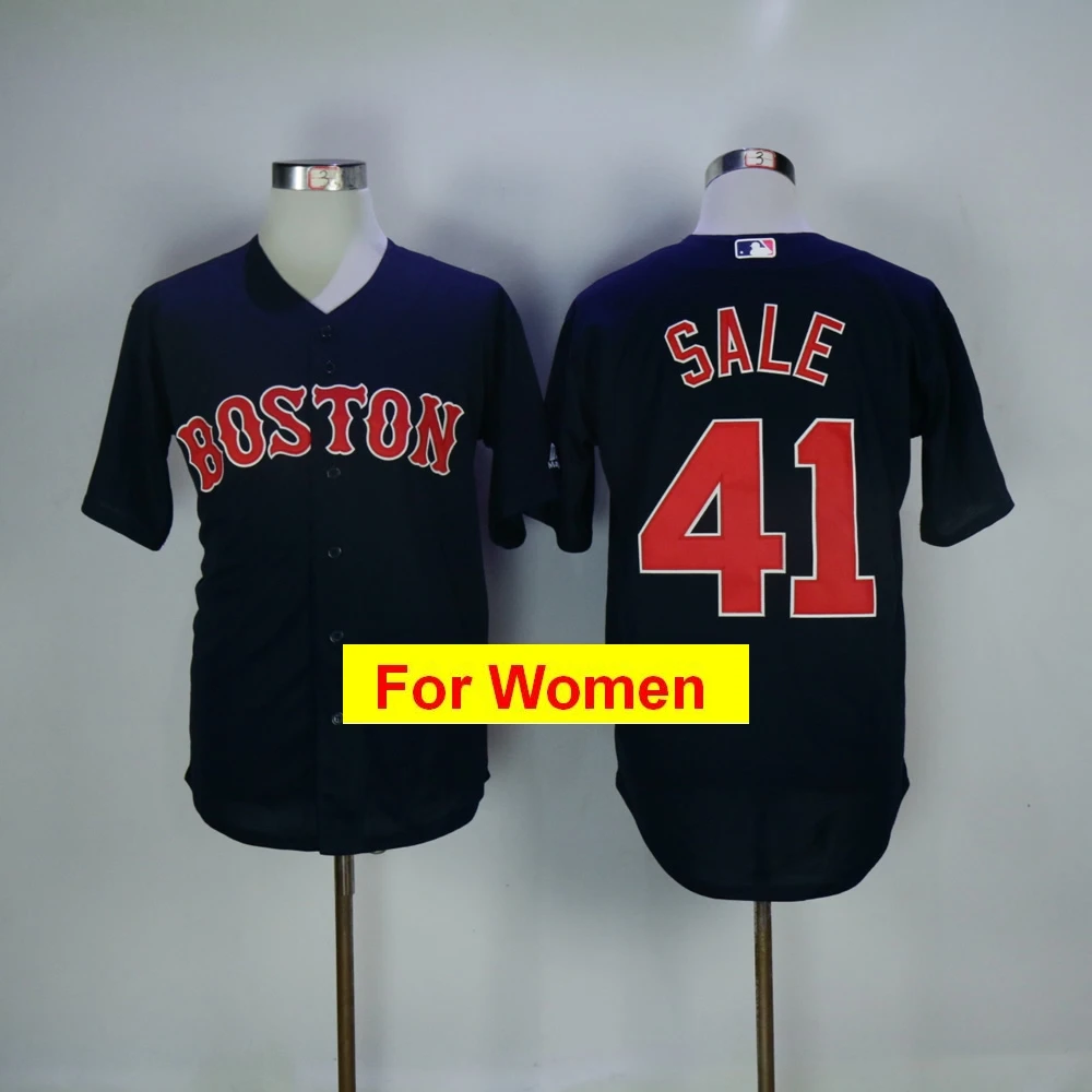 Для женщин Boston Mookie Betts Xander Bogaerts J.D. Martinez Andrew Benintendi Chris Sale Jackie Bradley Flex& Cool Base Jersey - Цвет: Золотой