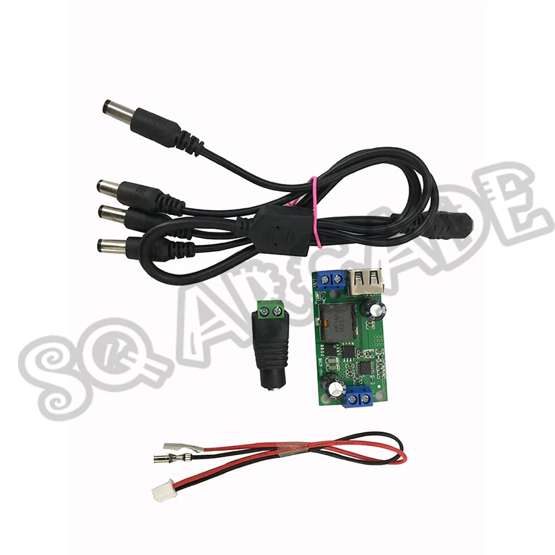 10 шт./лот 12 В до 5 В выход для аркадной игры в Raspberry Pi конверсионный комплект питания