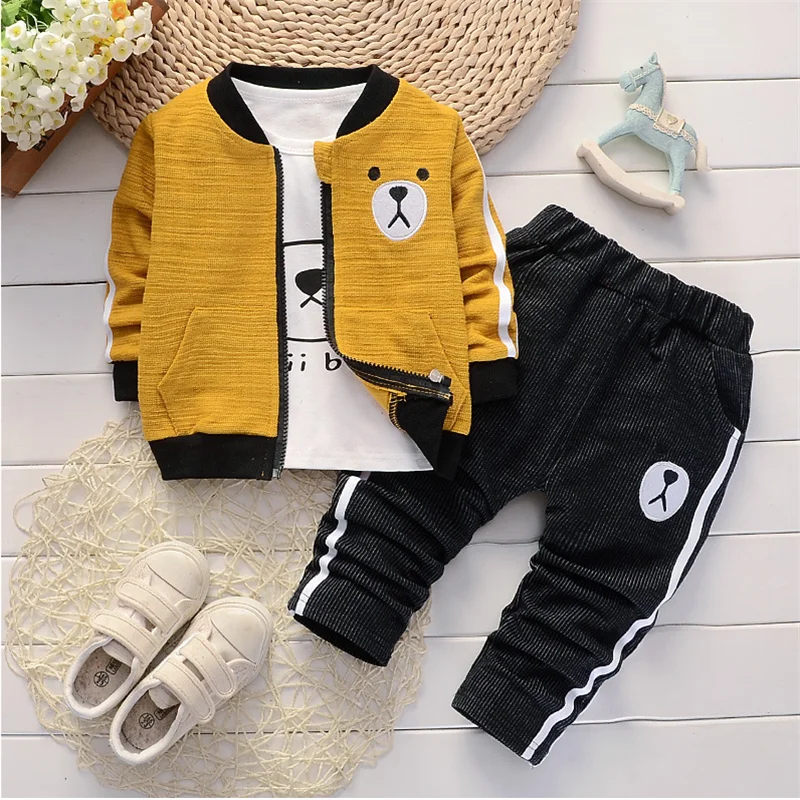 Kids Clothes Baby Boy Fashion Clothing Set Tie Suits Autumn Spring Tracksuit For Wedding Party Outfits