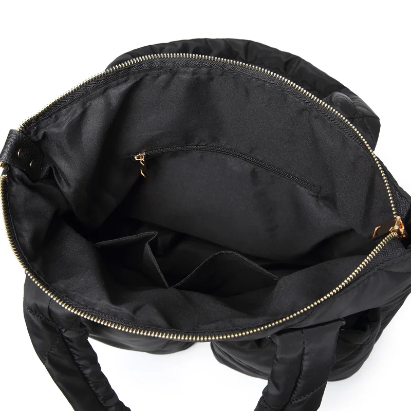 Роскошные сумки зимняя женская сумка модная космическая хлопковая материал