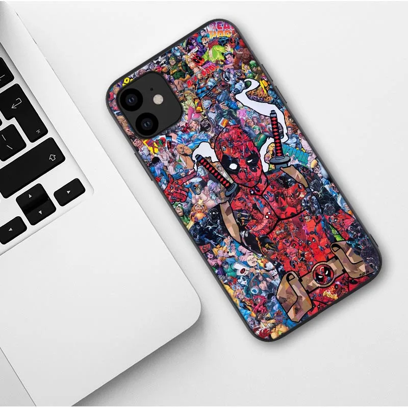 TPU Чехол для телефона для iPhone 11 Pro 5,8 чудо-яд Железный человек Человек-паук Дэдпул мягкий чехол для iPhone 11 Pro MAX 6,1 6,5 дюйма - Цвет: TPU