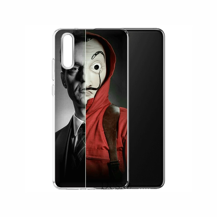 Мобильный чехол для телефона huawei P30 P20 P10 P8 P9 Lite Pro P Smart Z Plus, чехол из ТПУ для ТВ серии Money Heist House Of paper - Цвет: 1