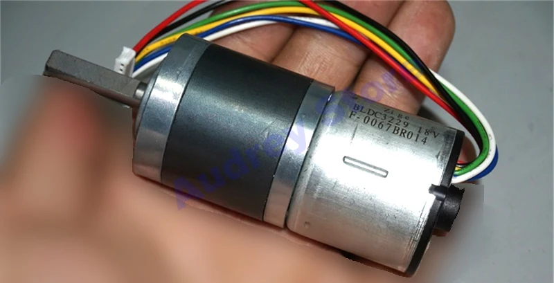 DC7-18V Бесщеточный 3 этап планетарный редукторный двигатель 5,5 W 38-100 об/мин для умный робот шасси автомобиля