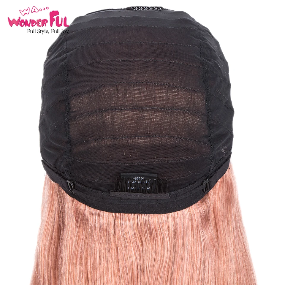 Fechamento do Laço Rosa em Linha Perucas de Cabelo Humano para Preto Maravilhoso Reta Humano Peruano Remy Cabelo Feminino Transporte Rápido 4x4 6 High Quality Apliques e perucas