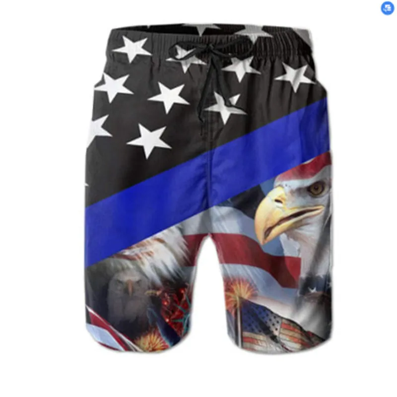Mens Swimming Shorts Quick Dry Beach Shorts Printing Swimwear Men Summer Seaside Swimshorts Surf Sports Board Shorts Men Trunks
