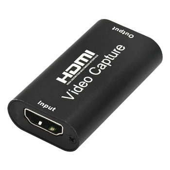 

Video Capture Card USB 2.0 HDMI Video Grabber Record Box for PS4 Game DVD HD Camera Recording Live Streaming Broadcast