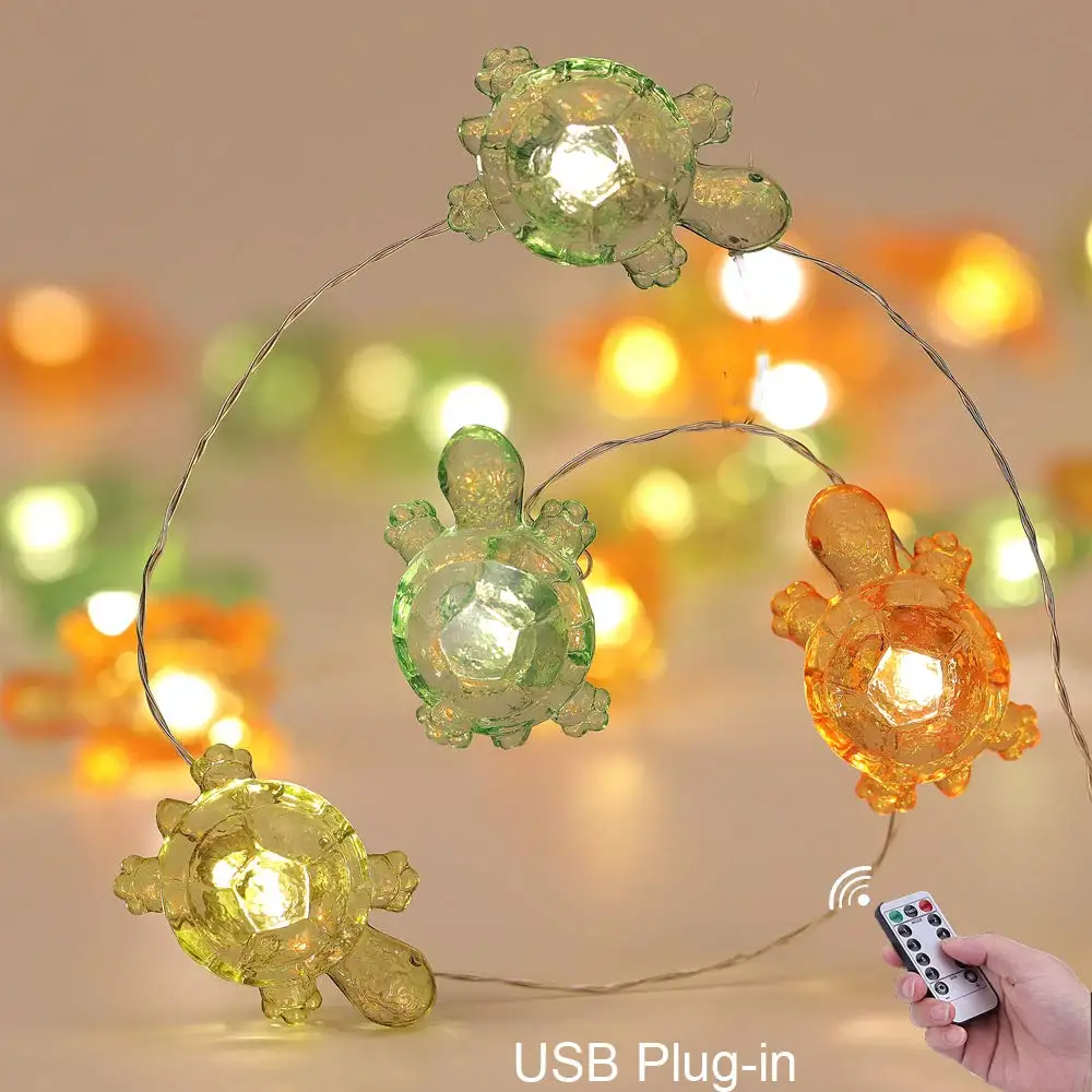 

METABLE18.7 Ft 40 LED USB Interface Tropical Themed Decorative for Indoor, Covered Outdoor, Beach Party, Summer Holiday