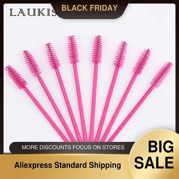 

100PCS Eyelash Extension Disposable Eyebrow brush Mascara Wand Applicator Spoolers Eye Lashes Cosmetic Brushes Set makeup tools