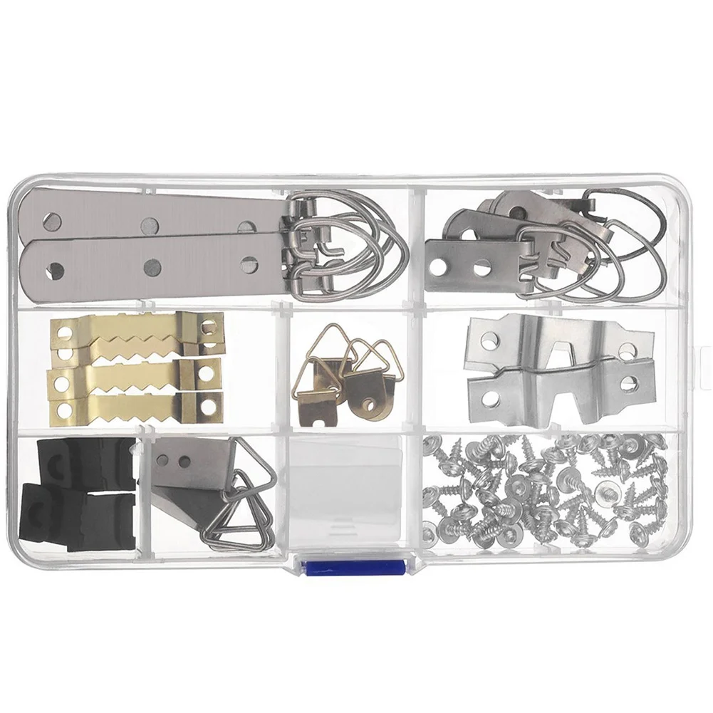 

77pcs/set Assorted Screws Painting Home Photo Frame Office Hanging Kit Picture Hook