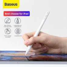 Baseus caneta stylus superfície tablet acessórios para ipad 2020 2019 2018 caneta de toque inteligente para ipad ar 3 4 mini 5 para apple lápis