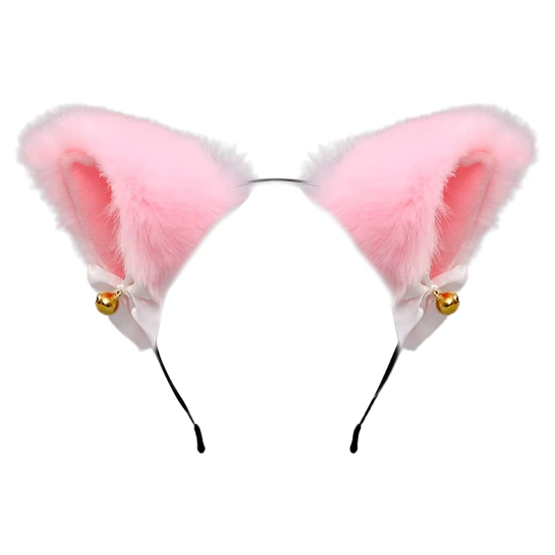 F3MD faux Prémek Rózsi Kismacska ears Párta vel Üdv Bura Pucér Plüss cosplay haja Érlelődik