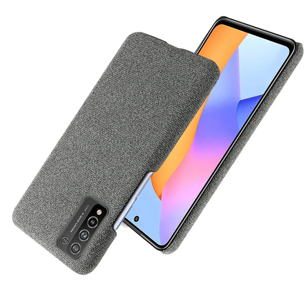 

Anti-slip Ultra Thin Fabric Cloth Case for Honor 10x Lite Anti-Drop Phone Cover for Huawei Honor 10xlite 10 x Lite light 6.67''