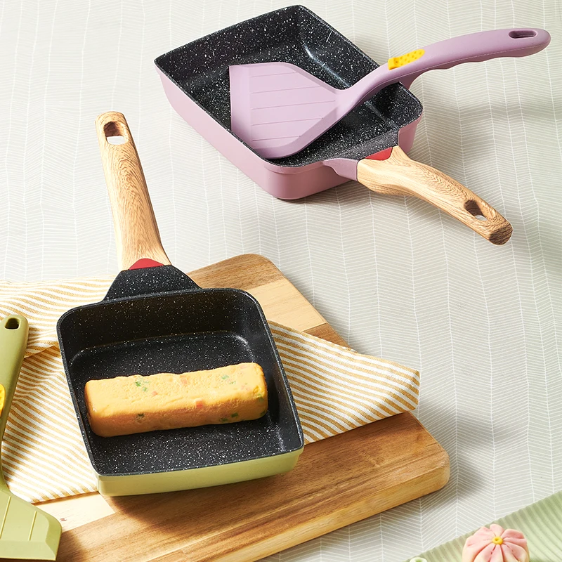 Kitchen Omelette Pan Tamagoyaki Egg Pan Nonstick Frying Pan