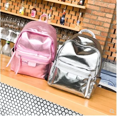

Backpack Women's Korean-style 2018 Campus College High School Students Japanese-style Harajuku Ulzzang Laser School Bag Fashion