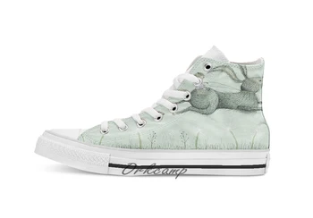 

Runaway Custom Casual High Top lace-up Canvas shoes sneakers Drop shipping