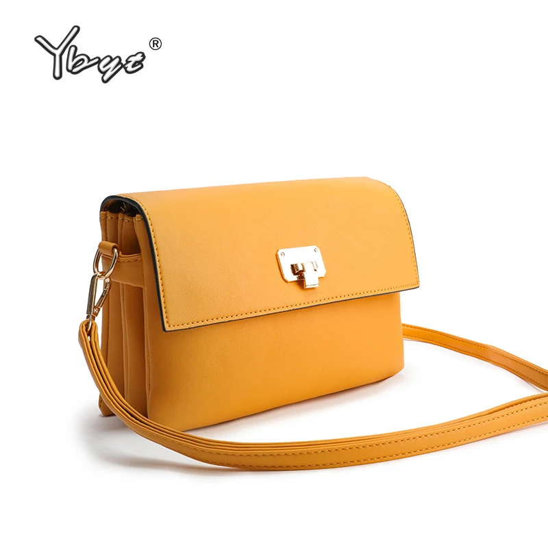 YBYT Multi-layer pocket simple fashion female flap shoulder bag handbag brand designer crossbody messenger bags for women Purse