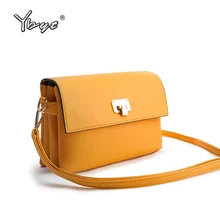 YBYT Multi-layer pocket simple fashion female flap shoulder bag handbag brand designer crossbody messenger bags for women Purse