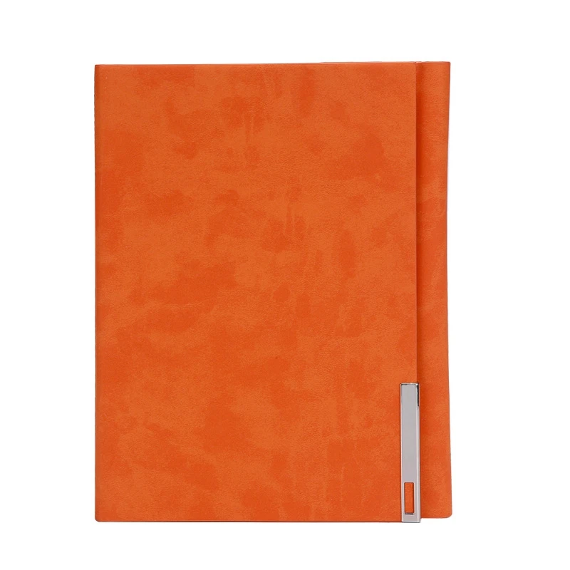 Orange Простой деловой ежедневник блокнот планировщики креативные блокноты идеальный переплет записи ежедневных заметок блокнот s подарки - Цвет: Orange