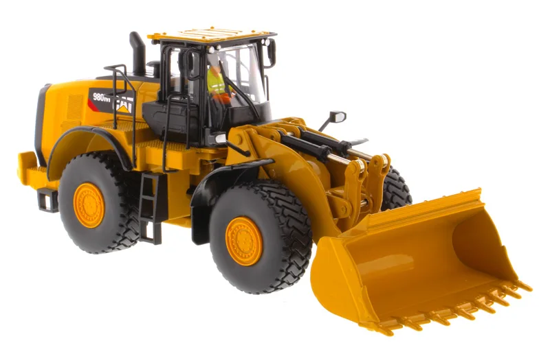 DM-85543 1:50 Cat 980M колесный погрузчик с рок игрушка ведро