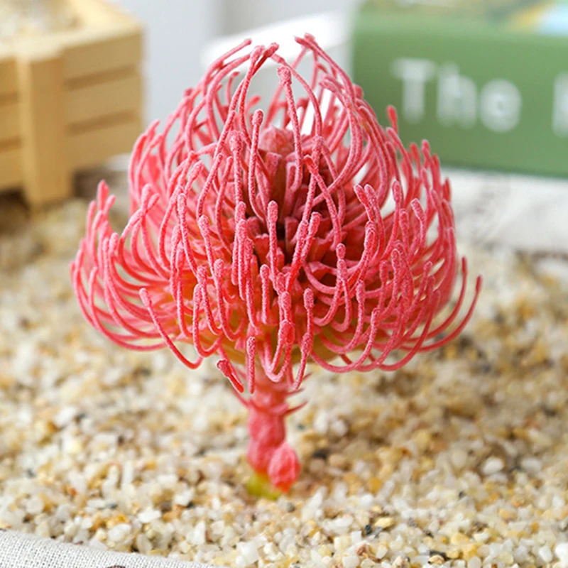 

Artificial Succulent Faux Cactus PVC Flocking Plant Home Garden Decoration Gift