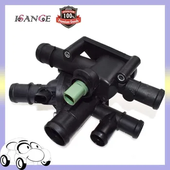 

ISANCE Engine Coolant Thermostat Housing 06A121513A For VW Polo Bora Jetta IV Skoda Octavia Audi A3 Seat Cordoba 1995-2011