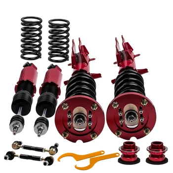 

Coilovers Kits for Ford Mustang Adjustable Damper Shocks Red 05-14