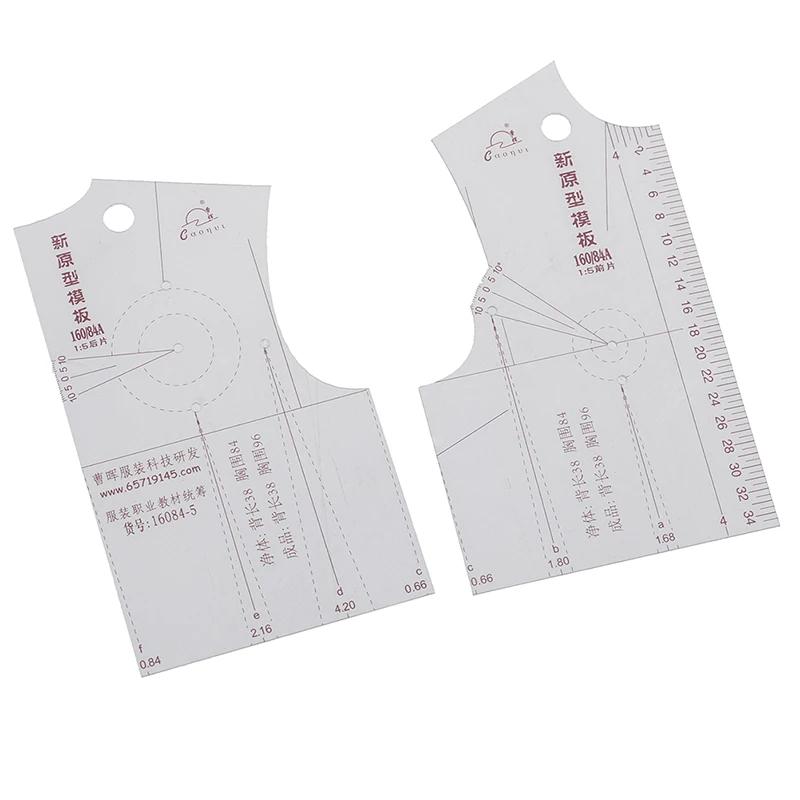 Set 1:5 Fashion Design mini Ruler Cloth Design School Student Apparel Drawing Garment Prototype Rulers