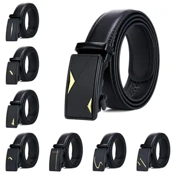 

Luxury Black Matt Belt New Male Designer Automatic Buckle Cowhide Leather Men Belt Luxury Belts for Men Women Belt