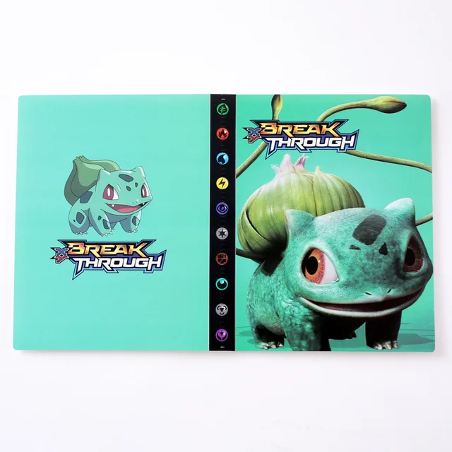 240Pcs Pokemon Album Book Cartoon Card Anime Charizard Map Folder Game Card VMAX GX Holder Collection Loaded Kid Cool Toy Gift 4