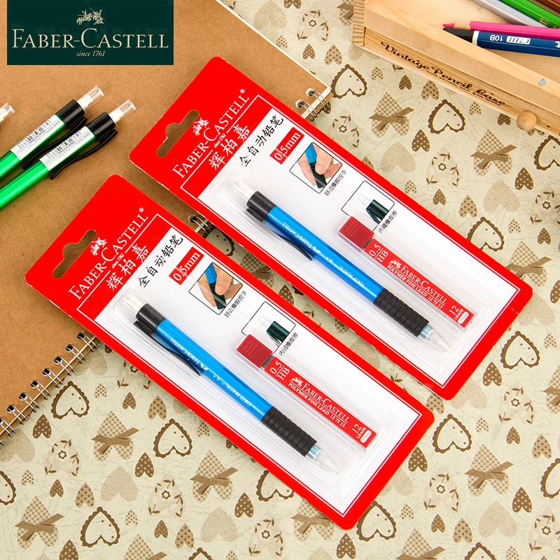 Faber Castell 1338 пластиковый механический карандаш Канцелярский набор 0,5 мм автоматические карандаши с грифель для карандаша для детей Подарки Поставки